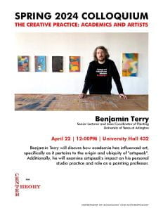 Benjamin Terry Colloquium April 22, 2024, 12pm in University Hall 432